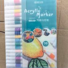 80/60/48/36/24/12 Colors Acrylic Paint Markers, DIY Art Graffiti Pens, Colored Marker Set, Opaque Waterproof Large Capacity Colored Pens, Perfect Gift For Halloween, Christmas, Back To School