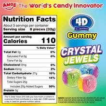 AMOS 4D Crystal Jewels Gummy Candy, Novelty Food 3.52oz Bag, Crunchy Outside, 4in1, 2 Textures 2 Flavors, Unique Candy, Gummy Treats - 100克 - 查看 7