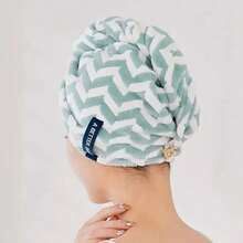 1 chiếc mũ trùm tóc thời trang, nhiều kiểu dáng để lựa chọn, khăn quấn tóc tại nhà, chất liệu lông cừu san hô mềm mại và thấm hút tốt, kích thước phù hợp với mọi người, thích hợp cho cả tóc dài và tóc ngắn, trang trí phòng tắm. - Nhiều màu sắc (một kích thước phù hợp với tất cả) - Xem 8