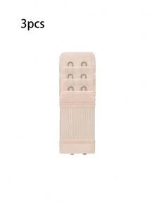 3pcs Bra Strap Extenders With Elastic, 2/3/4 Hooks, Adjustable And Comfortable Bra Extension