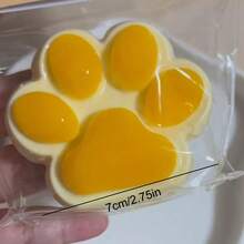 1/3个猫爪挤压玩具，手工制作柔软可爱感官挤压玩具，生日礼物填充物，减压玩具 - 彩色 - 查看 5