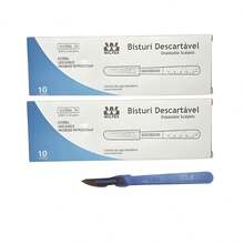 Kit Com 20 Unidades De Laminas De Bisturi Wiltex Número - 10