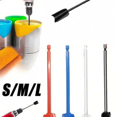 Reusable Paint Mixer, Epoxy Resin Mixer Accessories | Small Plastic Mixing Paddle, Durable Non-Stick Easy-Clean Design, Comfortable Grip, Achieve Efficient Smooth Mixing, Suitable For Epoxy Resin, Paints, Ceramic Glazes