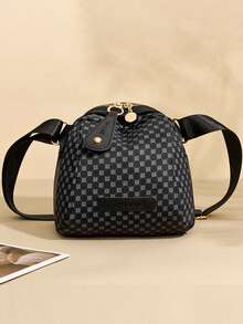 Túi đeo chéo thời trang nữ, kiểu dáng thường ngày, phù hợp cho việc mua sắm và du lịch. - Nhiều màu - Xem 3