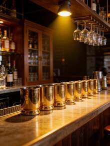 复古葡萄酒杯，适合婚礼、派对、周年纪念 | 优雅的饮具，适合节日娱乐、圣诞派对、家庭聚会，握感舒适，可放入洗碗机清洗 - 彩色 - 查看 4