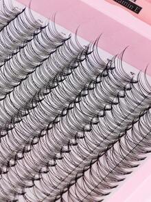 240 Clusters Of Dcurl Segmented False Eyelashes(10D/20D/30D) In Mixed Lengths (9–16mm) For A Natural Look.It Includes Bond & Seal Adhesive And Tweezers,Offering Long-Lasting Wearperfect For Everyday Makeup,Festive Occasions,And Travel - Pink - View 12