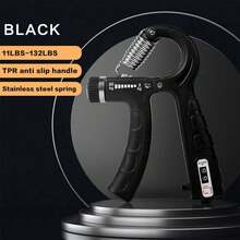 1pc Adjustable Heavy Duty Grip Strength Trainer With Digital Grip Strength Meter - 10-60kg/22-132lbs Hand Exerciser, Non-Slip Base, Home Fitness Equipment, For Athletes, Physical Relaxation - Finger & Wrist Exerciser, Ergonomic Handle, High-Quality Construction - Multicolor - View 8