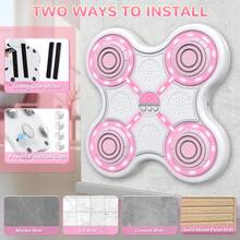 9-Speed Musical Boxing Machine, Kids Wall-Mounted Boxing Machine, Smart Bluetooth Boxing Training Machine With Boxing Gloves, Boxing Training Equipment For Home, Office, And Gym - Multicolor - View 6