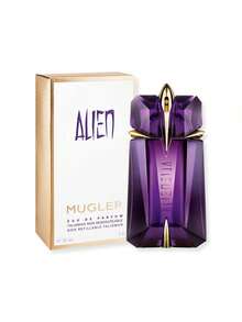 Mugler Alien 女士淡香水喷雾 EDP 香水 2 盎司/60 毫升 持久留香 女友 妻子 母亲 朋友 生日 毕业派对 旅行 露营 户外 学校 校园旅行 节日 周年纪念 秋季 万圣节 秋季造型明亮大胆 - EDP - 查看 3