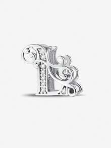 1pc Fashion Vine Inlaid Diamond Letter Beads, Suitable For Women Bracelet, Bangle DIY Jewelry Making And Daily Outfit Matching - Vine Diamond Letters - View 34