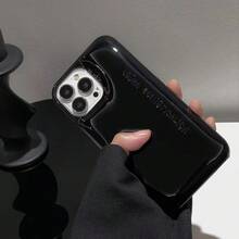 [Winter New Arrival] Apple 17 Air New Premium Leather Cute Candy-Colored Unique Soap Design Phone Case Compatible With IPhone 17/17 Pro/17 Pro Max/16 Pro Max/16/16 Pro/15/15 Pro/15 Pro Max/14/14 Pro/14 Pro Max/13 Pro Max. Minimalist Design, Fashionable And Creative. Popular With Men And Women. Shockproof, Drop-Proof, Scratch-Resistant, And Waterproof. - 黑色 - 查看 1