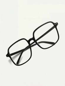 Women's Large Frame Glasses, Versatile Clear Lens, High-Quality Anti-Blue Light Glasses, Suitable For Casual Daily Wear Or Vacation, Great Gift For Family And Friends (Includes Glasses Case And Cleaning Cloth)