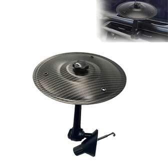 Utformad för musikfantaster! 10-ljuds mini-trumformade bilavgasklämmor, dekorativa tillbehör till metallcymbaler, universella luftventilationskreativa ornament, punkrock-inspirerade presenter till jul och fars dag