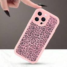 Funda de Teléfono Moderna y Elegante Leopardo Rosa 1pc, una Funda de Teléfono Moderna con un Diseño de Leopardo Popular, Compatible con iPhone 17/16/15/14/13/12/11/Pro/Promax/X/Xr/Xs/Xsmax/7/8/Plus, Haciéndola un Regalo Perfecto para Hombres y Mujeres, Funda de Teléfono, Cubierta de Teléfono, Fundas Protectoras de Diseñador Lindas y Femeninas para Mujeres - 1 pieza - Ver 6