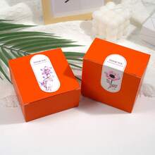 60/180张花卉感谢贴纸、花卉封口贴纸、婚礼回礼、产品包装、装饰封口贴纸、个性化包装标签、剪贴簿用品、剪贴簿文具