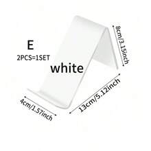 2pcs Transparent Acrylic Small Shoe Display Stand Shoe Rack - Multicolor - View 13