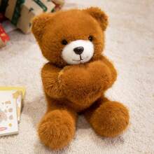 1件柔软可爱泰迪熊毛绒围巾领结玩偶，多功能泰迪熊毛绒玩具，适合送给女朋友、闺蜜，情人节、儿童生日礼物 - 彩色 - 查看 14