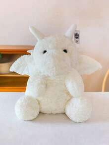 1pc Small Flying Dragon Doll, Sitting Dinosaur Plush Doll, Soft Sleep Pillow Plush Doll, Dinosaur, Teddy Bear, Birthday, Christmas, Valentine's Day Gift