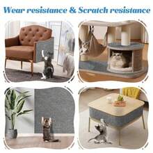Anti-Cat Scratch Protective Wall Sticker Self-Adhesive Leather Furniture Cat Scratch Board Can Be Cut Fit Cat Trees Scratcher - 39.37*11.81in(100* 30cm) - View 7