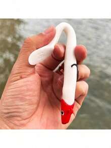 3pcs/5pcs Lead Head Soft Bait, Sinking Lead Head Fishing Lure, Lifelike Soft Lure For Lure Fishing, Attractant Fishing Bait