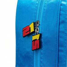 Spector Kit Mochila Rodinha Lancheira Estojo Espaçosa Reforçada - Azul - Visão 7
