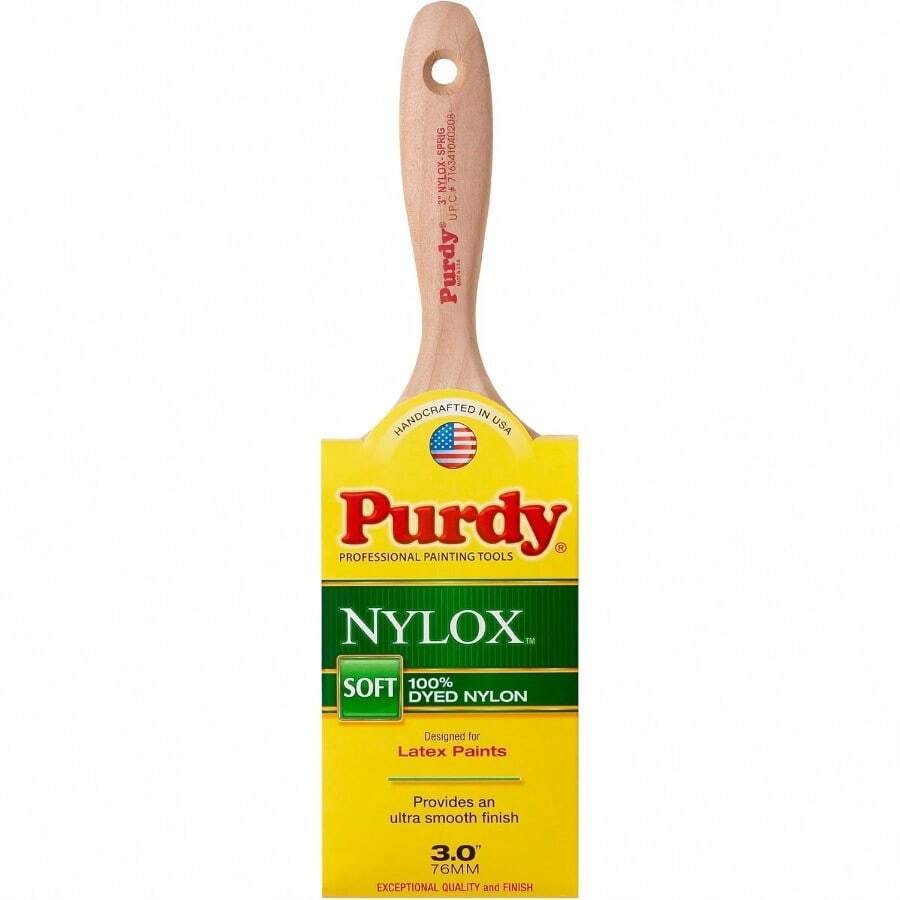 Purdy 144380230 Nylox Sprig 100-Percent Nylon Paint Brush 3-Inch - Varioscolores - Ver 1