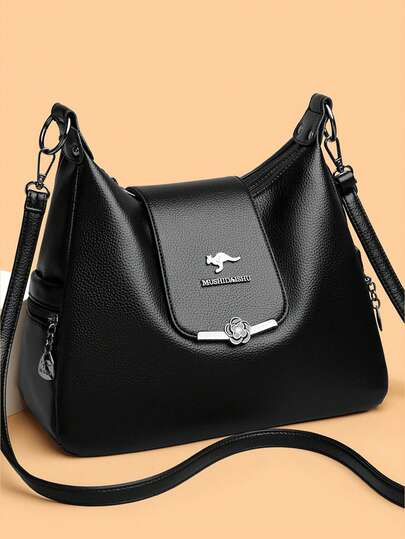 女士奢华手提包、单肩包、设计师款、大容量托特包、知名品牌、高品质PU皮革斜挎包