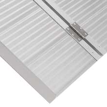 HOMCOM Rampa para Sillas de Ruedas Plegable, 91 cm, Carga 270 kg, Rampa Portátil de Aluminio Antideslizante con Bordes  y Asa, para Escaleras, Puertas, Discapacitados - Plata - Ver 8