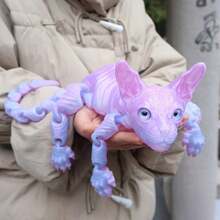 50cm/19.69inch Huge 3D Cat Statue, Suitable For Garden And Bedroom, Perfect Birthday Gift, Colorful Series, Holiday Party Favor, Birthday Gift, Holiday Gift, Perfect Gift, Ideal For Cat Lovers. Party Decoration - Eye Color Is Randomized, And The Presence Of Eyes Is Also Randomized (Please Purchase Carefully, Note The Reminder) - Multicolor - View 36