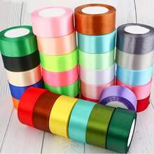 1pc, DIY Ribbon, Wedding Decoration, Room And Themed Party Decoration, Used For Gift Wrapping, Creating Atmosphere - Multicolor - View 2