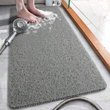 XGUOPY 2PCS Tte para Baño Antiderrapante 60x40 Tte Antiderrapante para adera PVC Esponja Vegl Diseño Antideizante Ventosas Superficie Texturizada Secado Rápido Duca Tina Baño - como en la foto - Ver 1