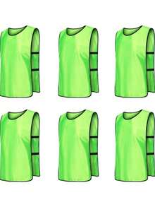 4pcs/Set Competitive Training Jerseys, Sports Training Uniforms - Team Competitive Training Jerseys, Football Jerseys, Competitive Training Vests, Basketball, American Football, Baseball Team Training Jerseys - Durable, Lightweight, Quick-Dry Training Jerseys, Suitable For Sports Teams And Club Team Building And Promotion Activities, Basketball/American Football Training Numbered Jerseys - Multicolor - View 5