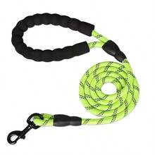 New Reflective Nylon Pet Leash, Explosion-Proof Dog Walking Leash With Foam Handle, Round Rope Won't Hurt Hands, Suitable For Medium And Large Dogs - Multicolor - View 10