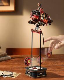 Robotime ROKR Gravity Swing Serie 3D-Holzpuzzles – Roadtripper & Tiefsee-Abenteurer Modellbausätze, 228-teiliges motorloses Balancierspielzeug, STEM-Bauset für Jugendliche und Erwachsene, Dekoration und Geschenkidee (MCD03/MCD04) - 04-Tiefseeabenteurer - Übersicht 6