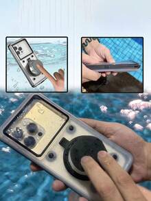 1pc Universal 5.9-6.9-Inch Diving Phone Case - Touch Screen With Stand, Underwater Photography Diving Case, Self-Checking Waterproof Phone Case, Shockproof And Drop Resistant - Suitable For All Smartphones - The Perfect Gift For Water Sports Enthusiasts - Multicolor - View 11