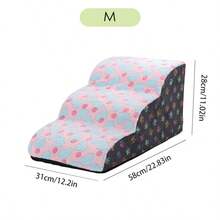 宠物楼梯，狗狗攀爬梯，防滑攀爬梯，适合小型、中型和大型犬在床上使用，猫咪床边攀爬梯