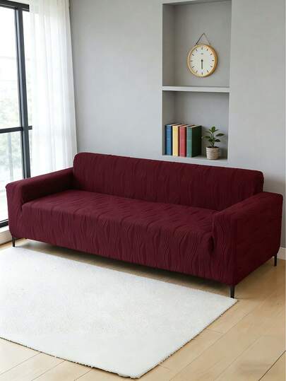 Thick Jacquard Sofa Cover With Elastic All Inclusive Sofa Cover, European And American Version For Home Use, 1/2/3/4 Person Sofa Protection Cover, Elastic Bottom With Elastic Edge Wrapping, Suitable For Families With Pets