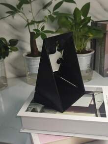 1pc Durable Plastic Puzzle Poster Box Cover Display Stand With Compatible Picture - Multicolor Puzzle-Themed Collectible Showcase For Assembly, Art Storage & For /Office Decor - Ideal For Puzzle Collectors - Multicolor - View 5