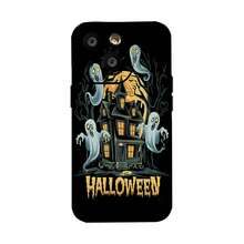 Casa espeluznante y fantasma de Halloween. Esta elegante funda es compatible con los modelos  16, 15, 14 Pro Max, 13, 12, 11, XR y XS Plus. Fabricada en silicona TPU, ofrece protección contra golpes y caídas, además de una sensación superior. Es un regalo ideal para familiares, amigos y seres queridos, y una opción perfecta para Navidad.fundas para  13,funda  13,funda  16,fundas ,funda  15,funda para ,fundas para  16,fundas  11,fundas  15,funda  17,protector para ,funda  14,fundas  12,fundas  14,funda  17 pro max,fundas  13,fundas>,kindle accesorios,funda navideña,fundas navideñas ,navidad - Negro - Ver 2
