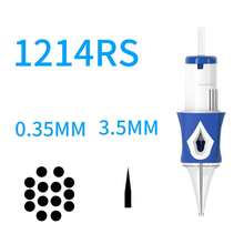 20 cartuchos de agulhas para tatuagem - Agulhas redondas padrão para contorno, adequadas para máquinas de tatuagem rotativas tipo caneta, alta qualidade e duráveis, cores sortidas (azul, vermelho) - Suprimentos profissionais para tatuagem, embalagem vibrante, com grips de silicone e ponteiras de alta qualidade. - Vermelho - Ver 16