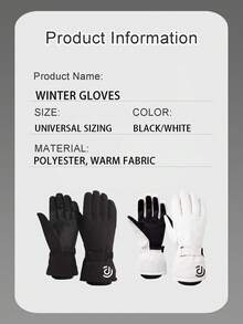 Un par de guantes resistentes al calor - impermeables, compatibles con pantalla táctil, guantes protectores cálidos para hombres - adecuados para deportes de invierno, ciclismo, esquí y actividades al aire libre, adecuados tanto para hombres como para mujeres. Es un regalo personalizado. - Multicolor - Ver 5