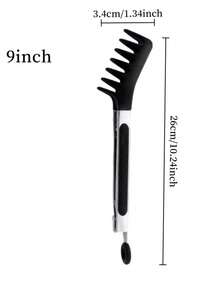 1 pieza Pinzas de acero inoxidable resistentes al calor, adecuadas para carne, ensaladas, pan, barbacoa, bufé, utensilios de cocina, herramienta de cocina esencial, regalo de Navidad - Multicolor - Ver 10