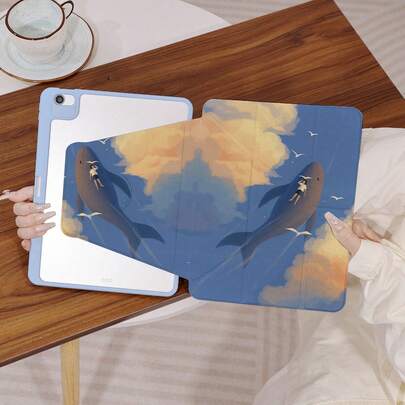 360° Rotatable IPad Case With Y-Shaped Foldable Stand, High-Definition UV Printing, Compatible With Ipad 11 2025, IPad Air 11/13 2025 M3, IPad Air (M2) 11/13 Inch, IPad Air 4/5/6 10.9inch, IPad Pro 11 Inch, IPad Pro 12.9 Inch, IPad 10.2 Inch, IPad 9th/10th Generation And Various Models, Elegant Design, Great For Office, Home, Travel, Also An Excellent Birthday Or Christmas Gift For Kids