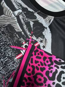 Brazil's New Men's Youth Football Sportswear & Round Neck Comfortable Sweatshirt & With Rio De Janeiro Style Print & Suitable For Brazilian Football Matches, Football Training, Everyday Fitness, And As Casual Gifts & Men's Gifts - Black - View 4