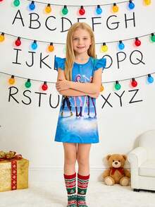 K Pop DemonHunter Blue Dress For Girl 4-9Y Pink Blue Tee Shirt, K Pop DemonHunter Summer Dress For Girl, ZoeyRumiMira Girl Skirt Outfit Set, K Pop DemonHunter Birthday Decorations, K Pop DemonHunter Singer Party Dress Up Pjsfor Kids, Kids Girl Summer Dresses, K Pop DemonHunter Girls Dresses, Flutter Sleeve Graphic Playwear Novelty Cute Casual Daily Dresses Homewear School Outfits, K Pop DemonHunter Birthday Party Decorations, Gifts For Grandkids,Gifts For Teens Decor Decorations, Beach Dresses, ZoeyRumiMira Outfit, Dress For Wedding Guest, Spring Break Outfits, Spring Break Dresses, 3 Year Old Girl Gifts, 5 Year Old Girl Gifts, Teen Girl Clothes, Easter Dresses For Girls, Easter Gifts For Kids, Mothers Day Gifts, Fathers Day Gifts, Independence Day Outfits - 藍色 - 查看 2