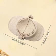 Khuôn làm bánh bao 3 kích cỡ, vỏ bánh bao bằng rơm lúa mì sáng tạo, khuôn bánh ngọt, khuôn bánh nướng, kẹp bánh bao. - Màu be - Xem 7