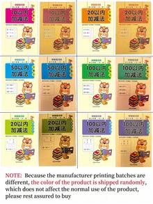 1pc Math Practice Workbook - Boosts Calculation Speed & Logical Thinking Skills, Essential Math Drill Book - Multicolor - View 3