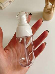 50毫升/150毫升可爱迷你白色按压喷雾瓶，乳液瓶，旅行便携套装喷雾瓶，适用于化妆品、护肤品、面部喷雾，真空小瓶，适合居家和户外旅行 - 彩色 - 查看 4