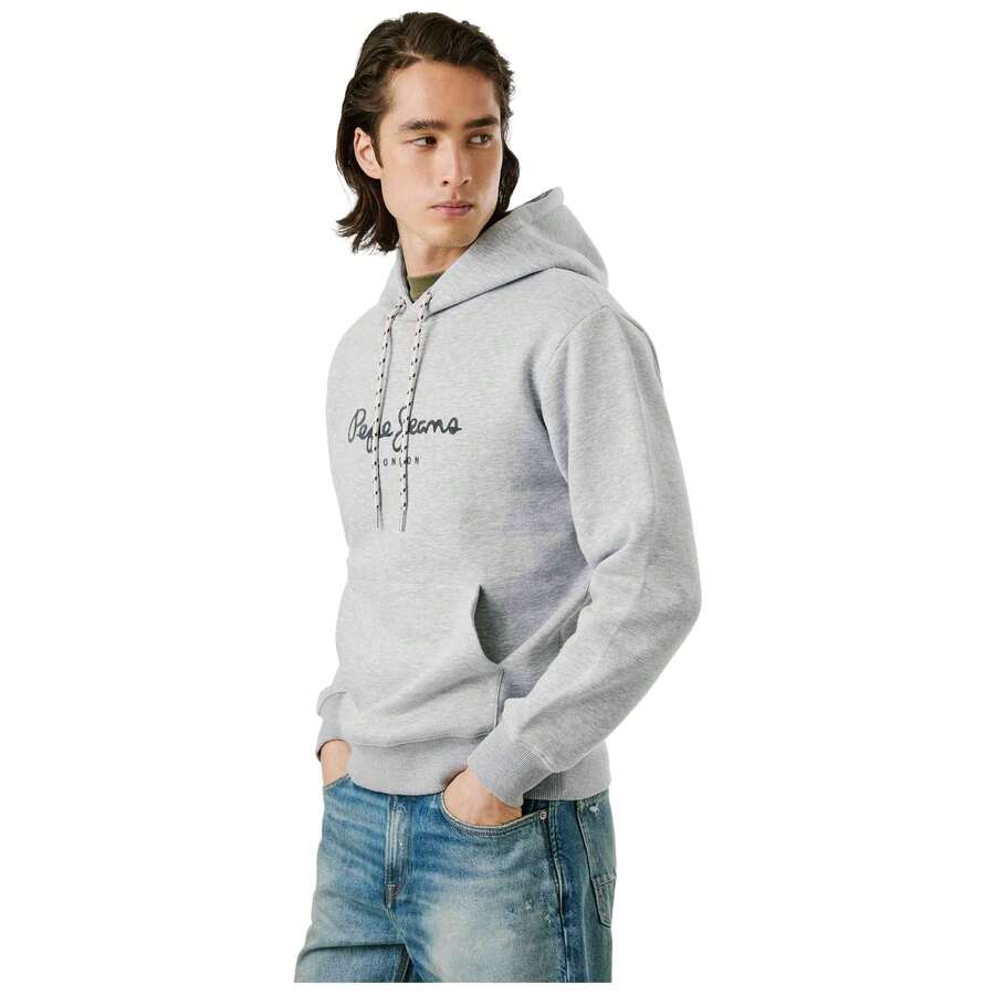 Pepe Jeans هوديز وكنزات رياضية للرجال للاستخدام الخارجي - رمادي - مشاهدة 1