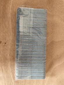 50套黑色指甲锉，直型美甲打磨条，高品质不掉毛美甲打磨条 - 黑色 - 查看 16